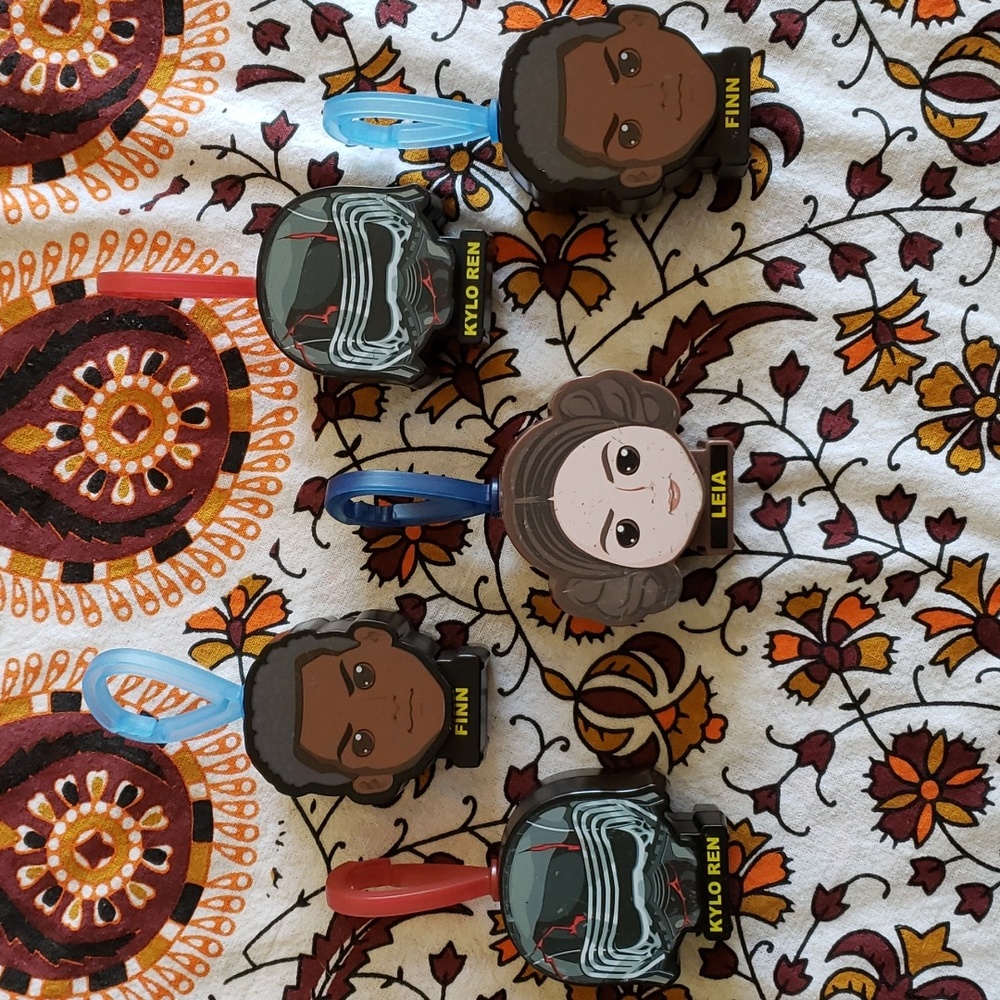 5-Star Wars McDonald's Happy Meal Collectibles Backpack Charms (BIN 009)